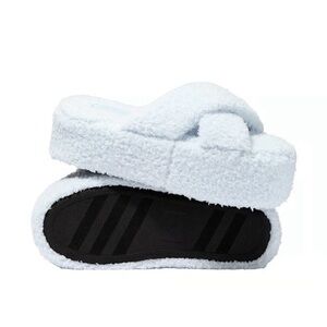 Victoria's Secret blue Plush Slippers